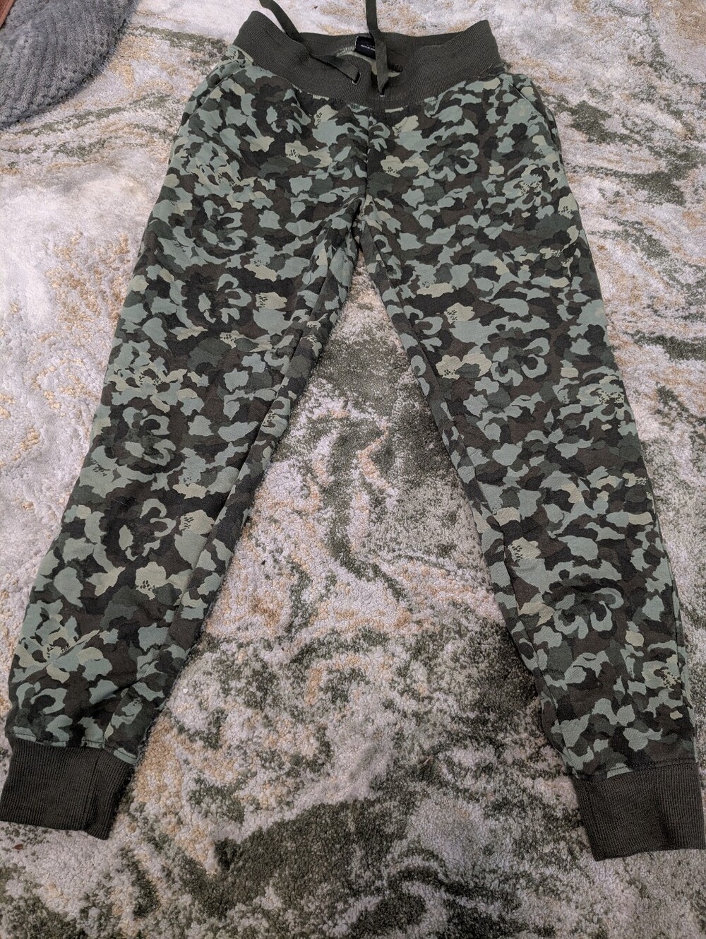 Camo Jogger Pants in Green